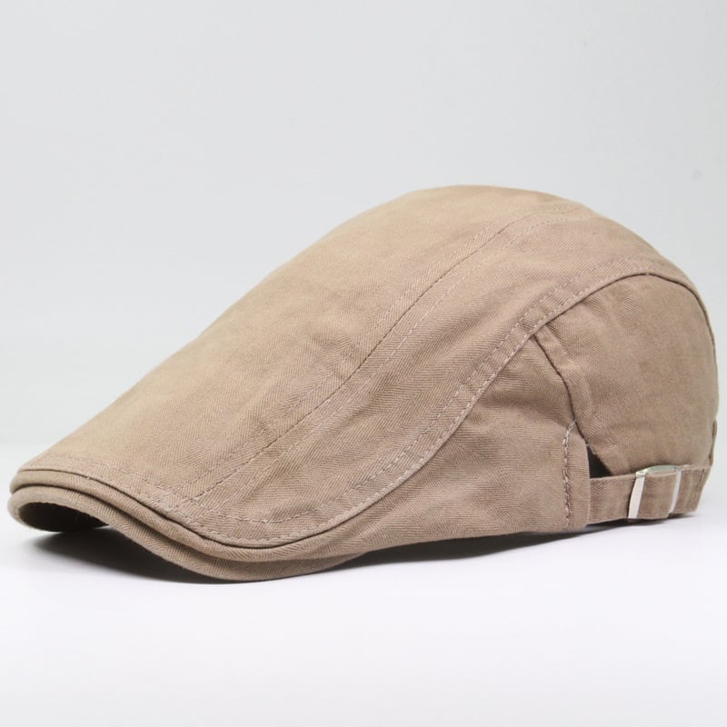 Classic Light Board Solid Color Cotton Hat Sunshade view 3