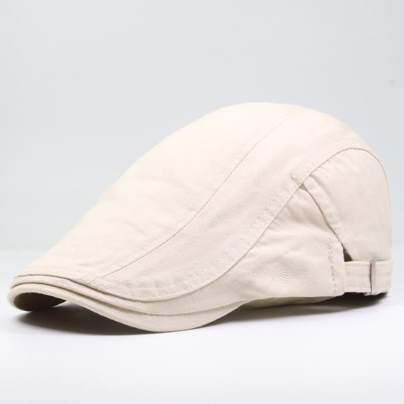 Classic Light Board Solid Color Cotton Hat Sunshade view 2
