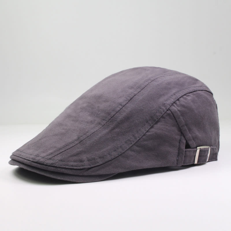 Classic Light Board Solid Color Cotton Hat Sunshade view 6