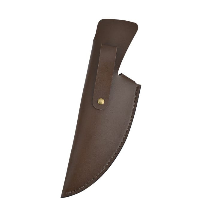 Hand forged boning knife view 10