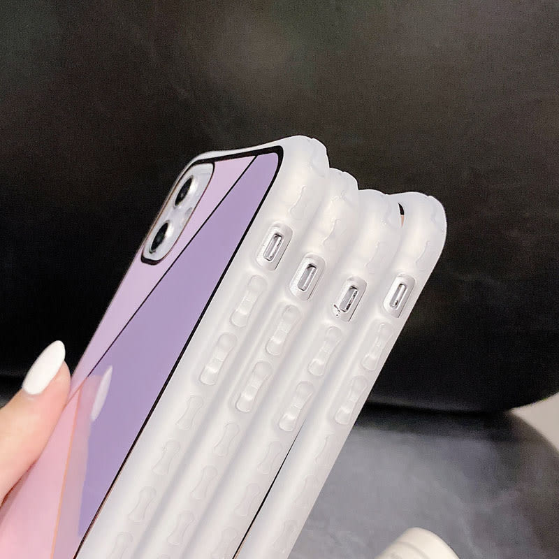 Geometric Marble Plating Splicing Phone Case