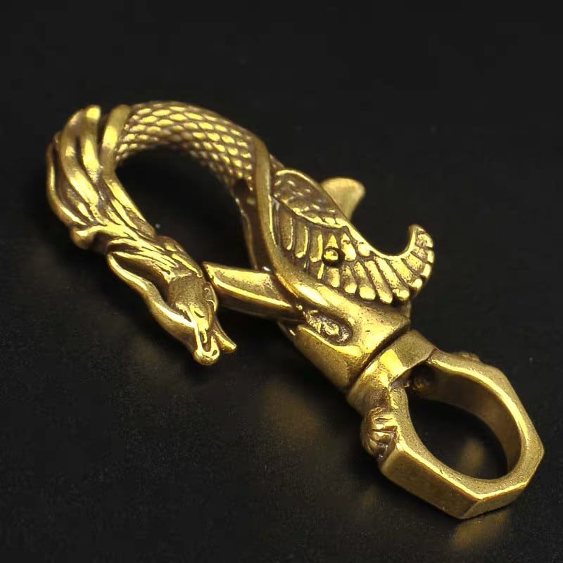Chinese Style Copper Decoration Pure Copper Faucet Keychain view 10