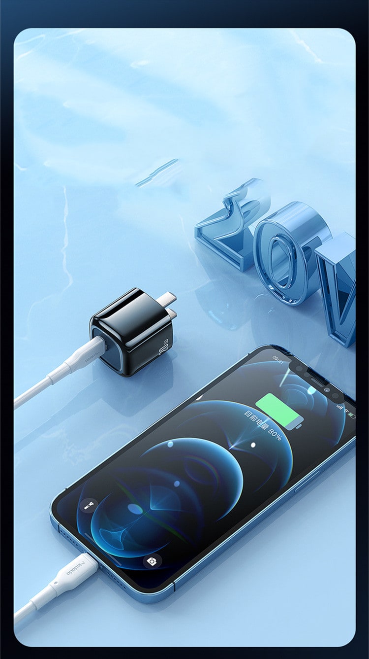 Compatible with Apple, Mini Portable Single Port PD Charger For IPhone12 Charging Head 20W view 4