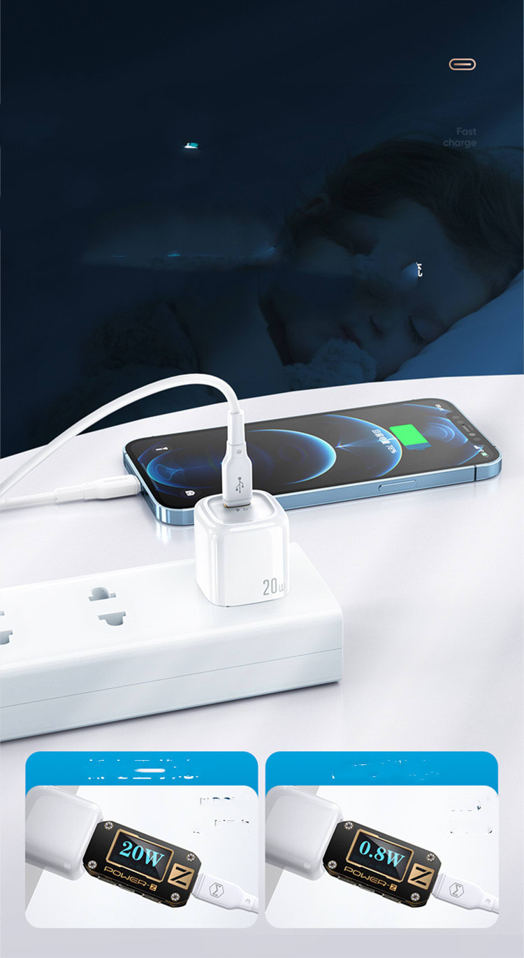 Compatible with Apple, Mini Portable Single Port PD Charger For IPhone12 Charging Head 20W view 3