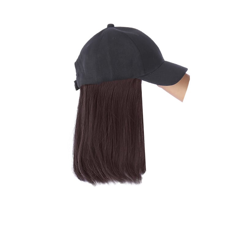 Hat Wig All-In-One Female Fashion Cap view 2