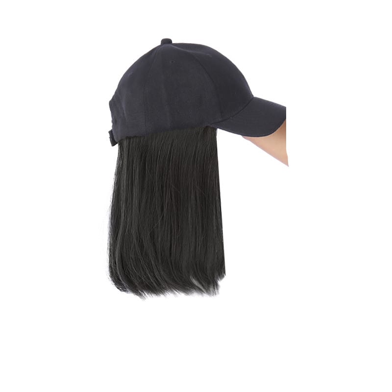 Hat Wig All-In-One Female Fashion Cap view 3