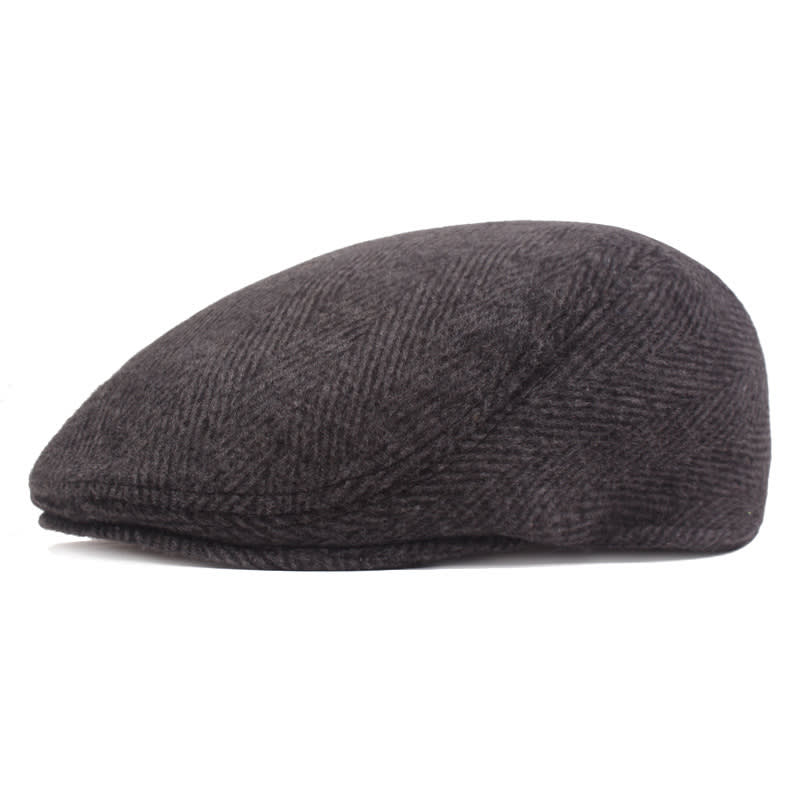 Beret Men's And Women's Simple Caps Autumn And Winter Hats view 5