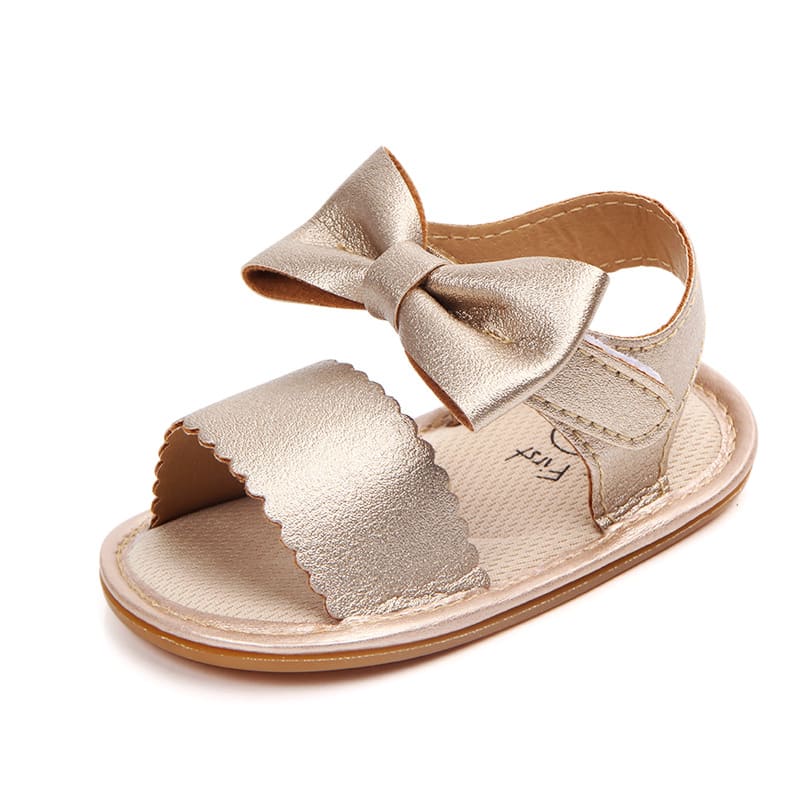 Baby Sandals Toddler Shoes Pu Leather Bow view 5