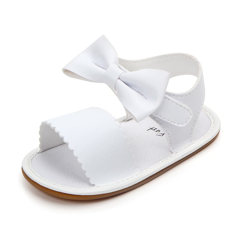 Baby Sandals Toddler Shoes Pu Leather Bow view 3