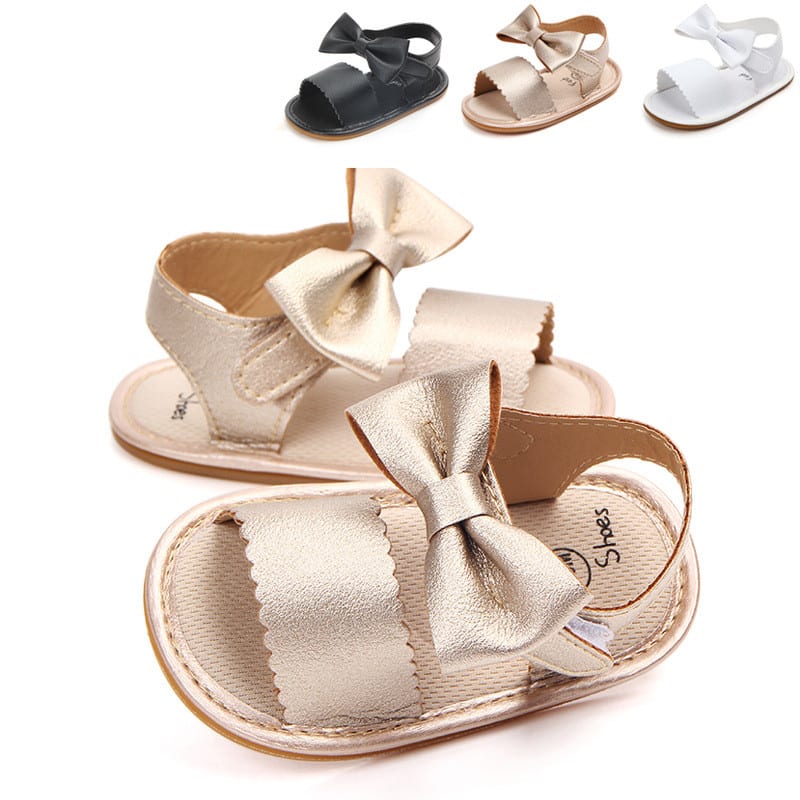 Baby Sandals Toddler Shoes Pu Leather Bow view 7