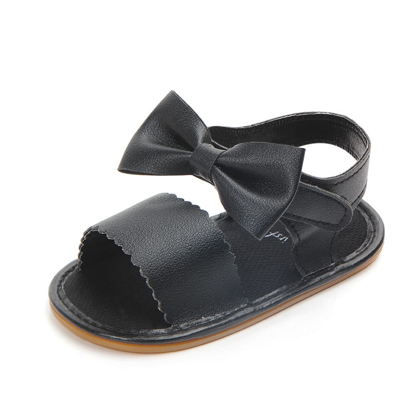 Baby Sandals Toddler Shoes Pu Leather Bow view 4