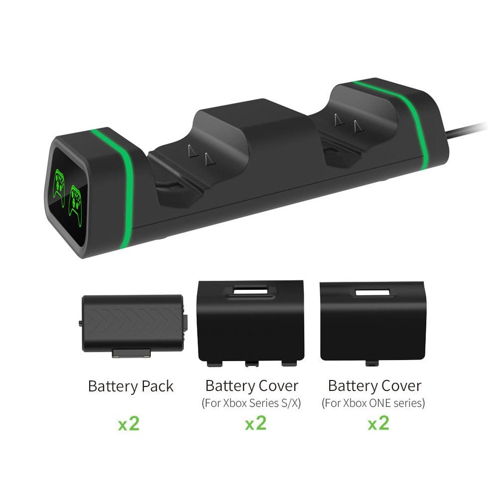 XboxSeriesX S wireless Controller Dual Charging SLIM ONE X Dual Battery Charging Kit view 5