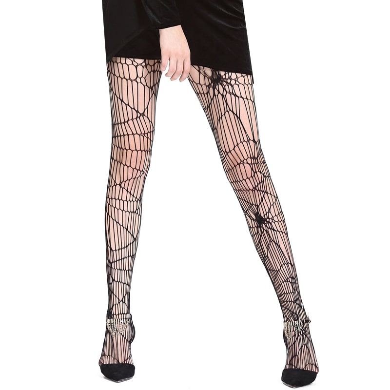 Halloween Socks Spider Pattern Pantyhose Socks Ghost Festival Socks view 1