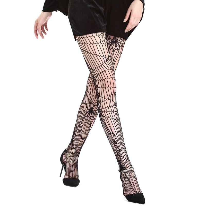 Halloween Socks Spider Pattern Pantyhose Socks Ghost Festival Socks view 5