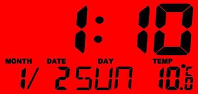 Car Automobile Digital Clock Mini Auto Watch  view 3