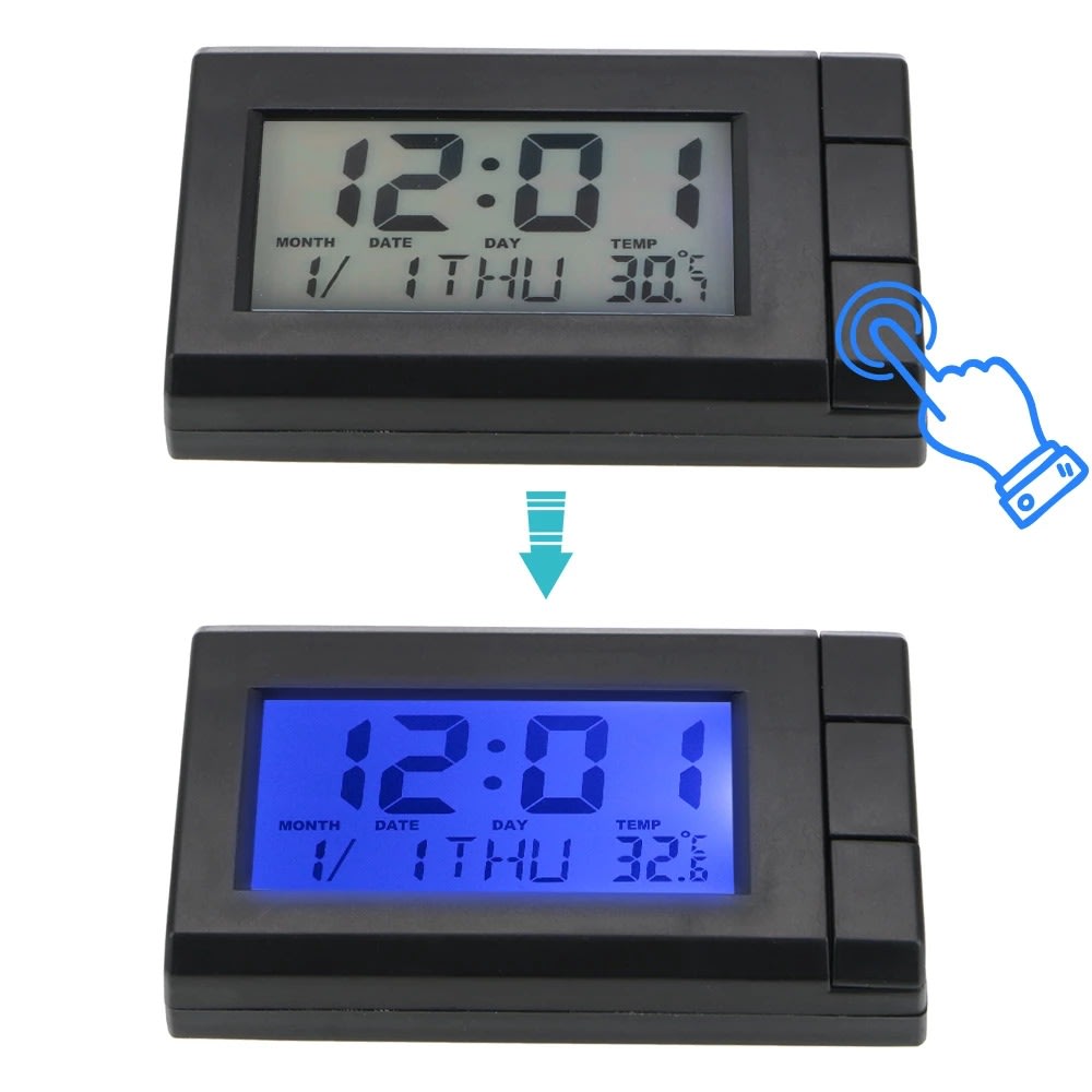 Car Automobile Digital Clock Mini Auto Watch  view 5