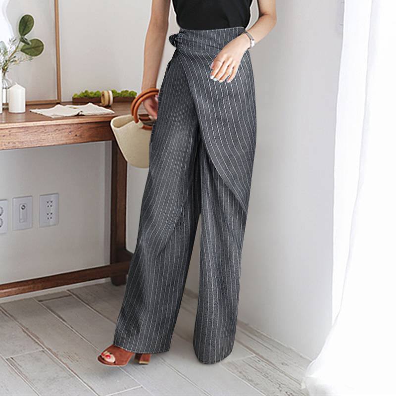  Independent Station Wish Autumn New Striped Lace-up Trousers view 3