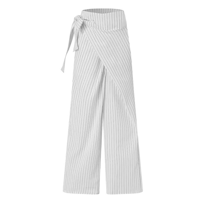  Independent Station Wish Autumn New Striped Lace-up Trousers view 2