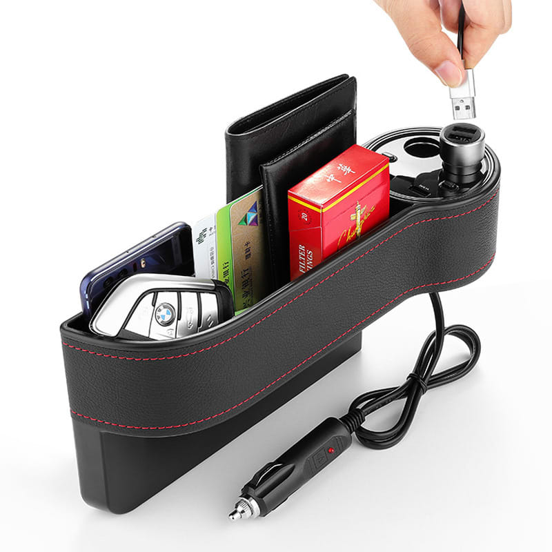 Multifunctional Car Seat Slotted Storage Box view 5