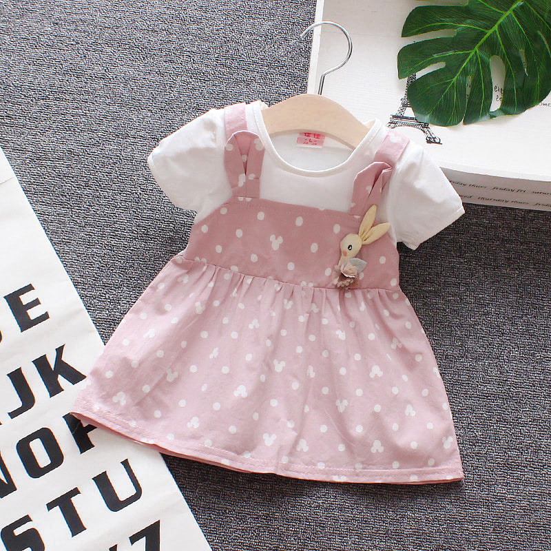 Summer Cute Cartoon Baby Princess Birthday Party Mesh Dresses view 5