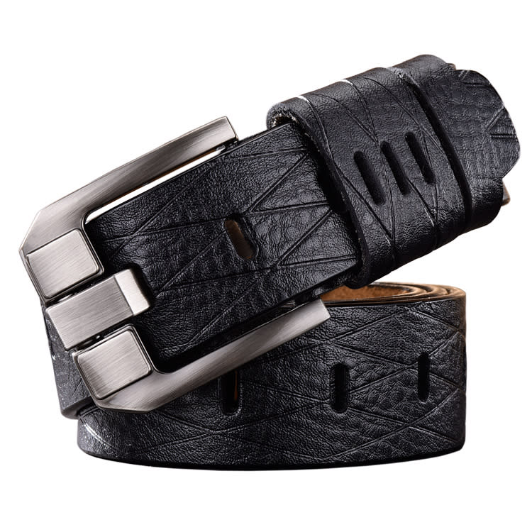 Vintage Pin Buckle All-Match Leather Men's Belt view 6
