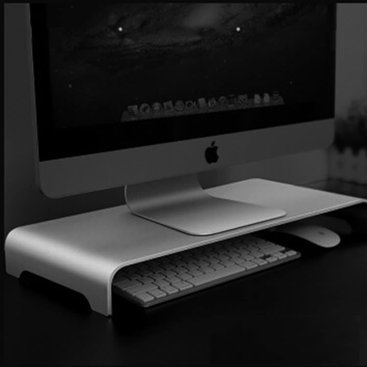 Aluminum Alloy Computer Monitor Increase Rack Desktop Storage Bracket Notebook Desktop Computer Elevated Base view 1