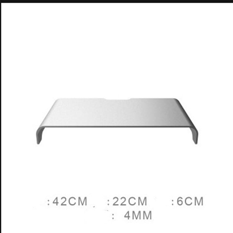 Aluminum Alloy Computer Monitor Increase Rack Desktop Storage Bracket Notebook Desktop Computer Elevated Base view 3