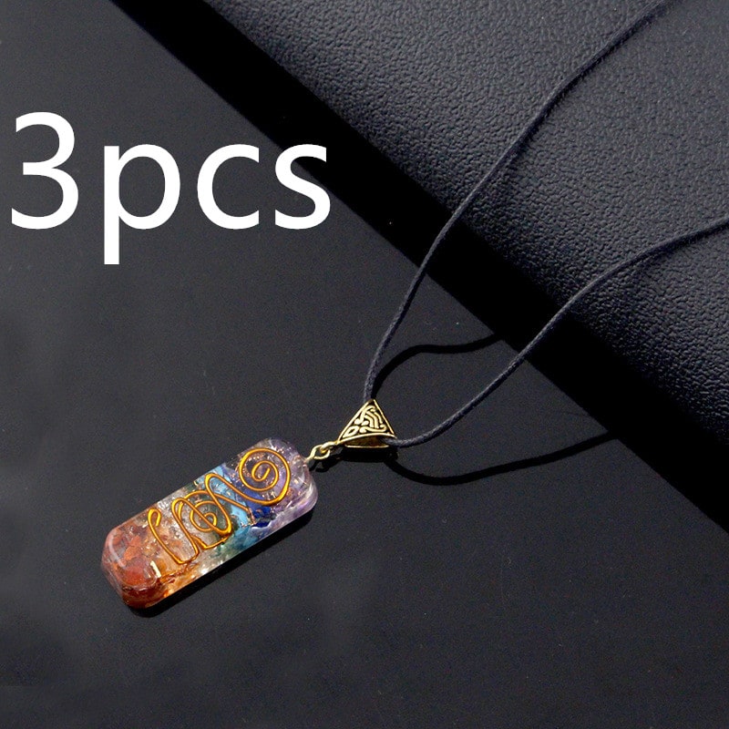 Gravel Seven Chakra Spirit Pendant view 18