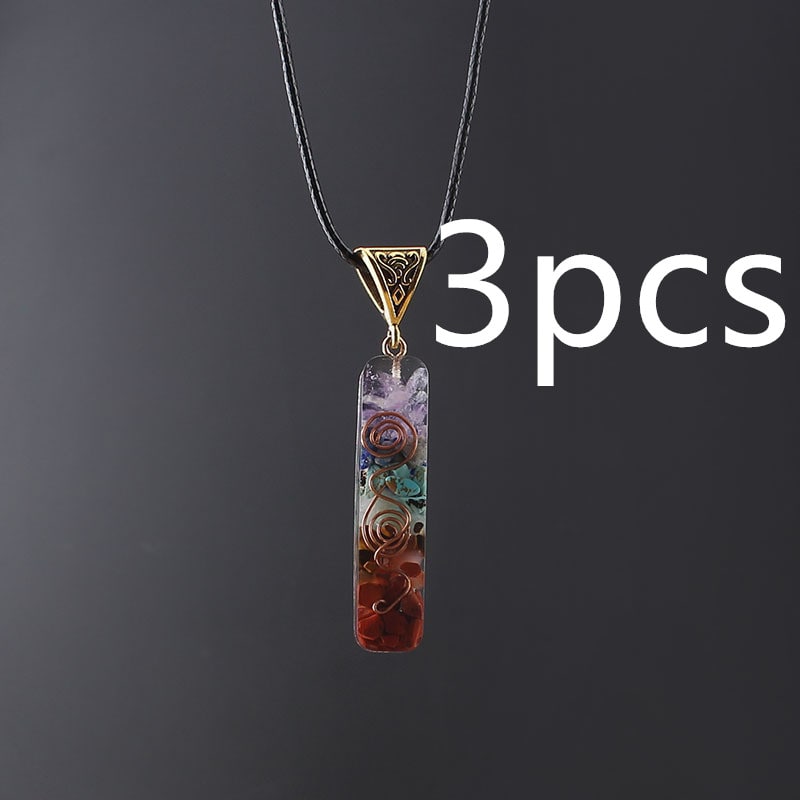 Gravel Seven Chakra Spirit Pendant view 3