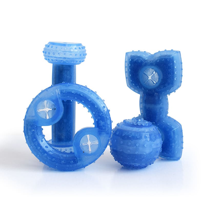 Dog Cooling Toy Puppy Teething Ring Freeze Dogs Chew Toy For Summer Tough Durable Pet Toys view 5