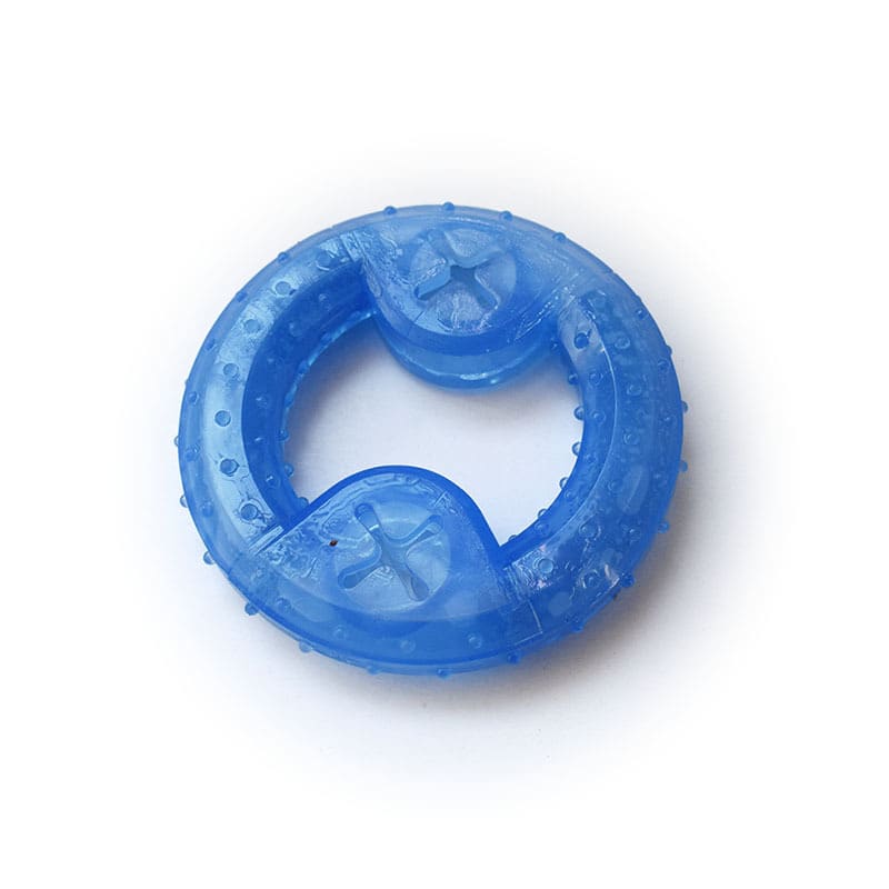 Dog Cooling Toy Puppy Teething Ring Freeze Dogs Chew Toy For Summer Tough Durable Pet Toys view 4