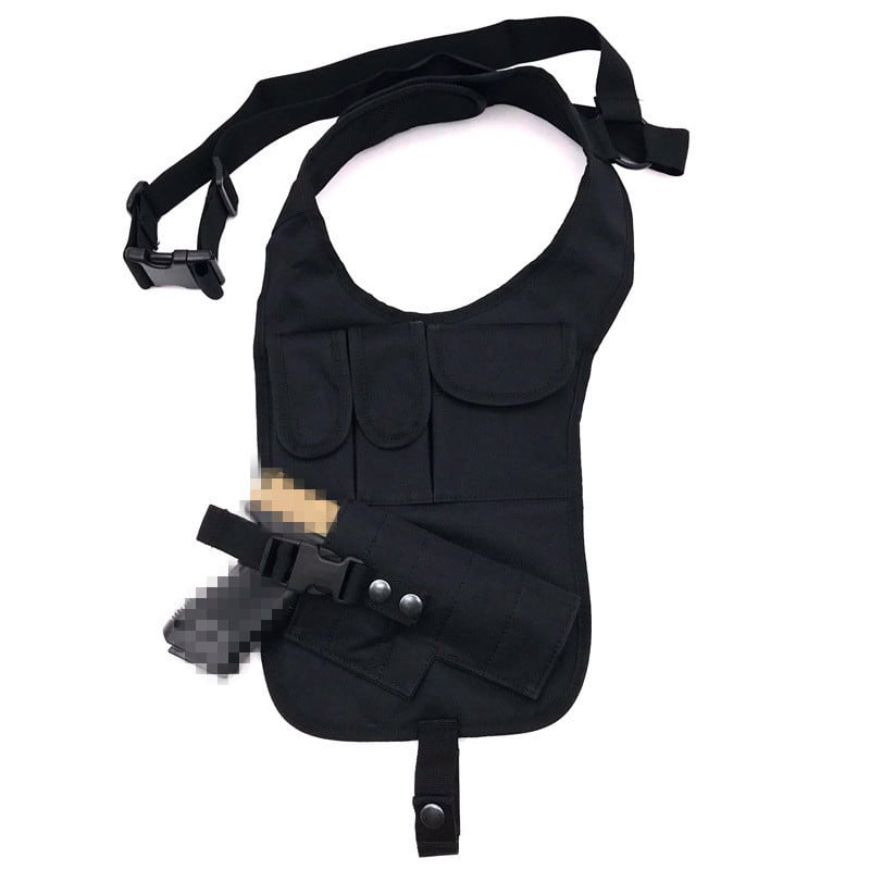 Tactical Army Fan Shoulder Special Agent Edition Underarm Holster Vest Camo Waterproof Nylon Invisible Tactical Mobile Phone Accessory Pack view 5