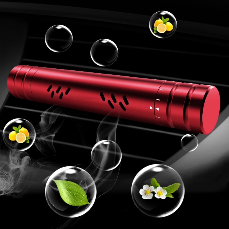 Car Air Outlet Aromatherapy Clip Car Air Conditioner Aluminum Alloy Fragrance Car Solid Balm Fragrance Stick view 6