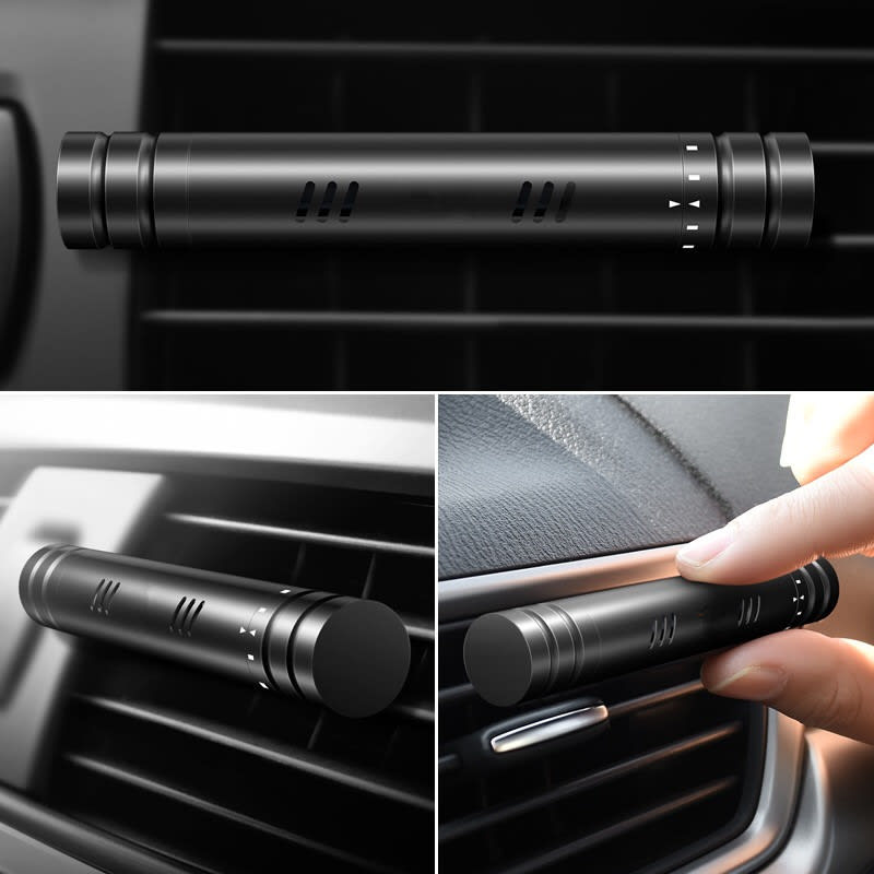Car Air Outlet Aromatherapy Clip Car Air Conditioner Aluminum Alloy Fragrance Car Solid Balm Fragrance Stick view 5