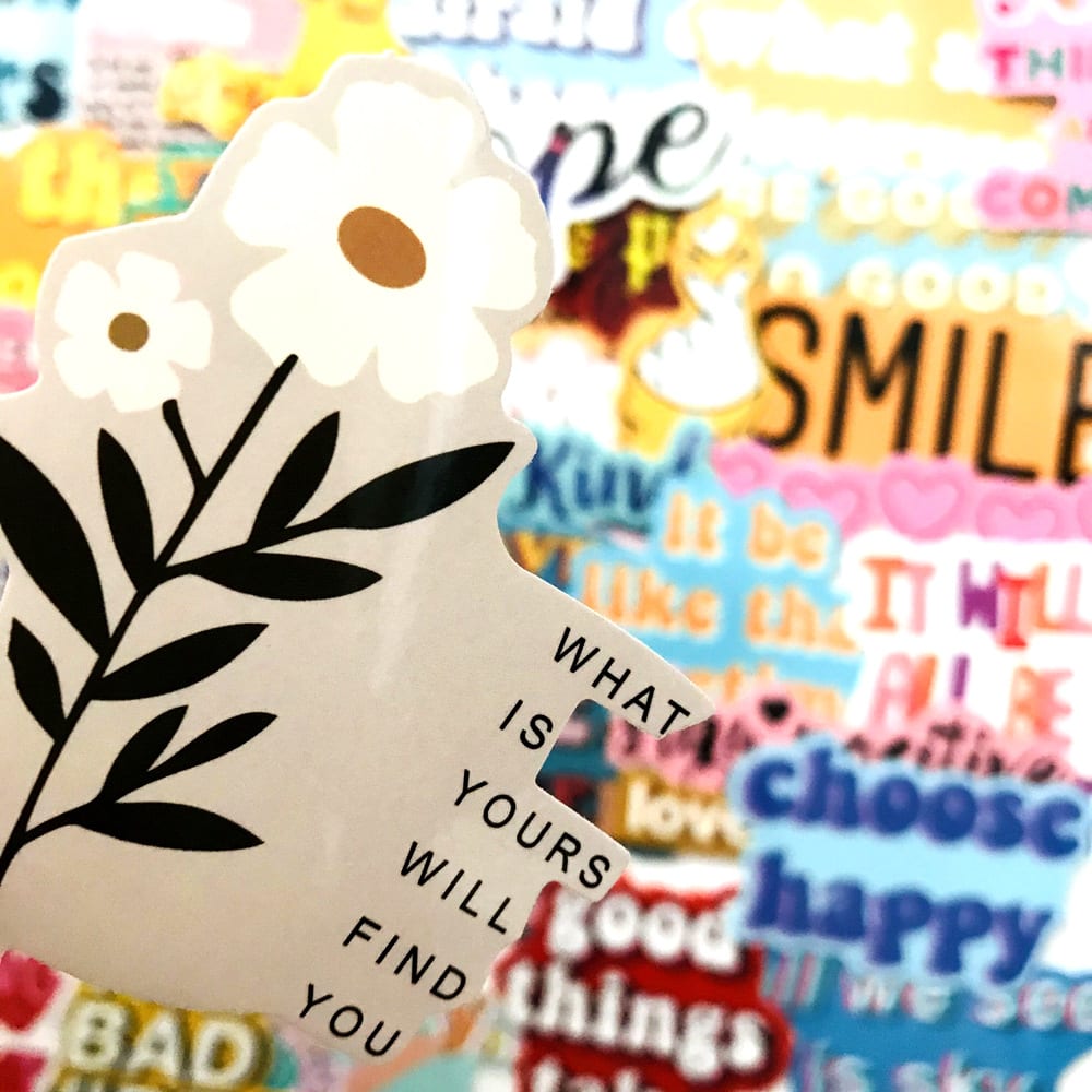 40 Inspirational English Graffiti Stickers Trolley Case Laptop Stickers Cartoon Series Waterproof Stickers view 5