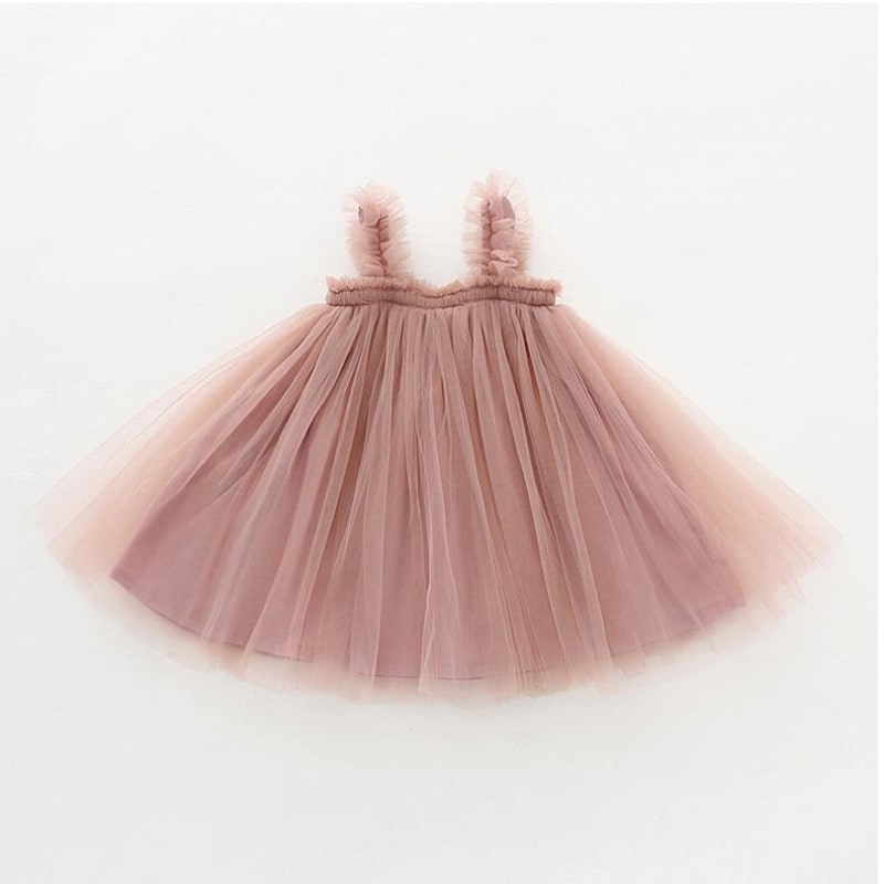 Children's Sling Dress Princess Tutu Skirt Mesh Skirt view 3