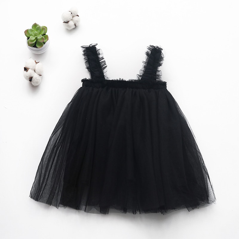Children's Sling Dress Princess Tutu Skirt Mesh Skirt view 8