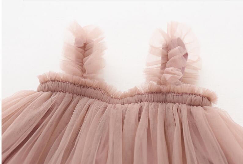 Children's Sling Dress Princess Tutu Skirt Mesh Skirt view 14