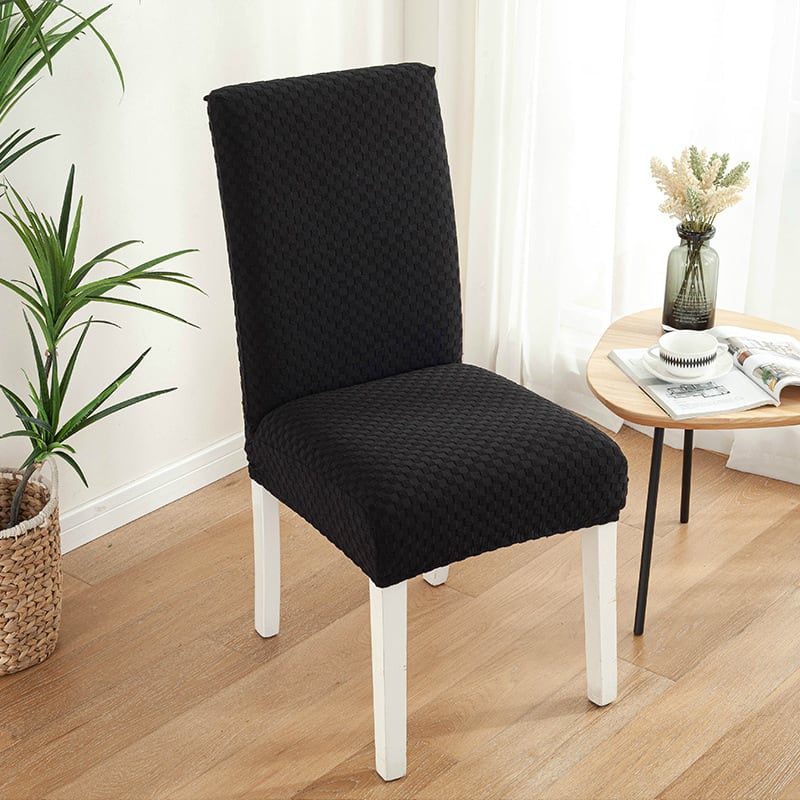 Stretch Thick Knitted Half-Pack Simple Chair Cover view 11