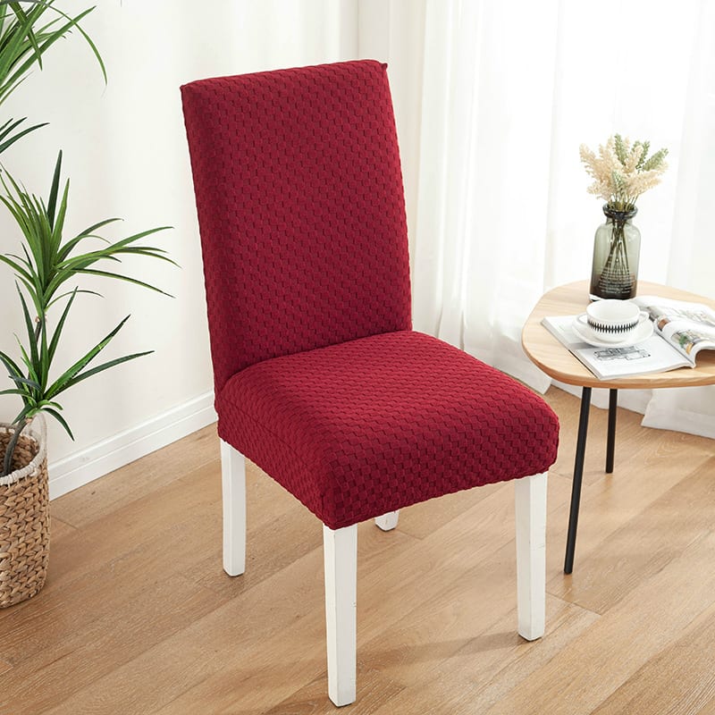 Stretch Thick Knitted Half-Pack Simple Chair Cover view 3