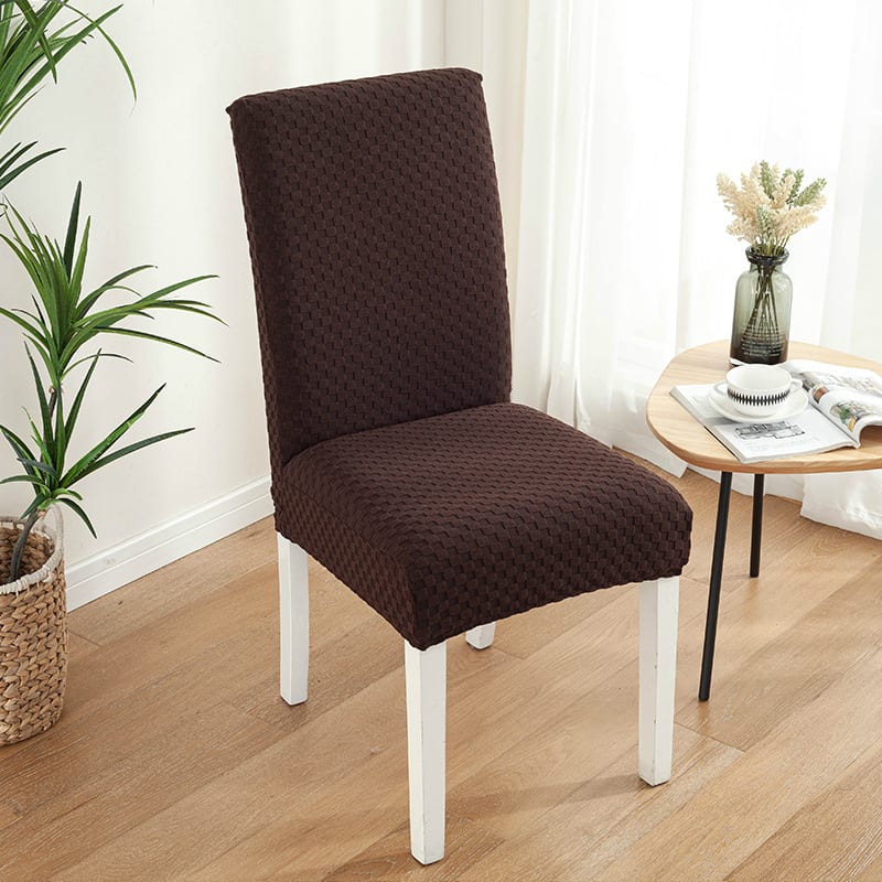 Stretch Thick Knitted Half-Pack Simple Chair Cover view 6