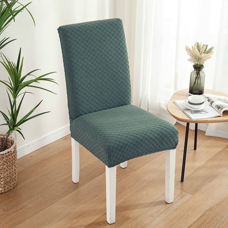 Stretch Thick Knitted Half-Pack Simple Chair Cover