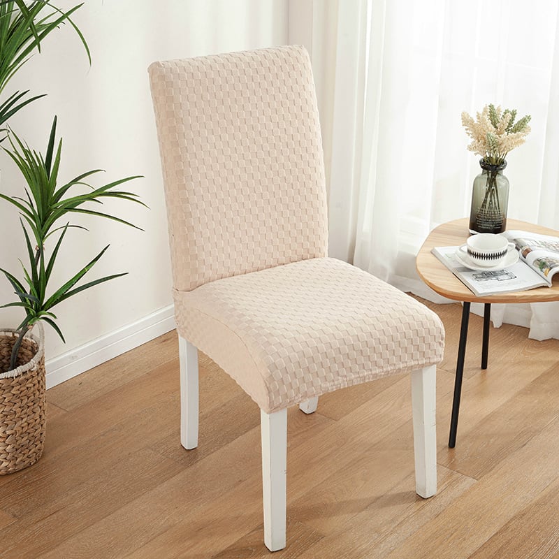 Stretch Thick Knitted Half-Pack Simple Chair Cover view 7