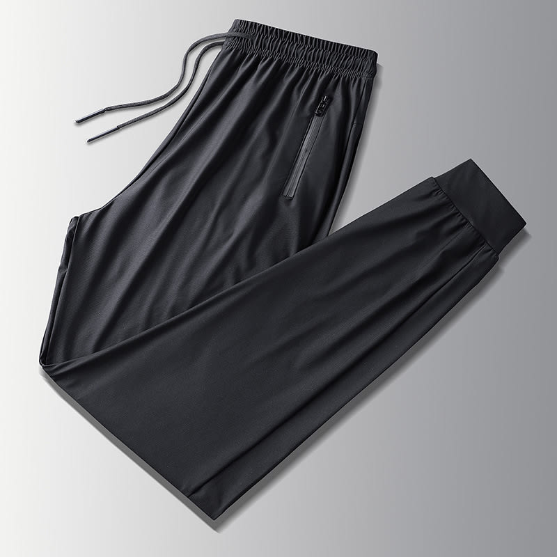 Men's Casual Pants Ice Silk Pants Loose Sports Pants Men's Clothing view 8
