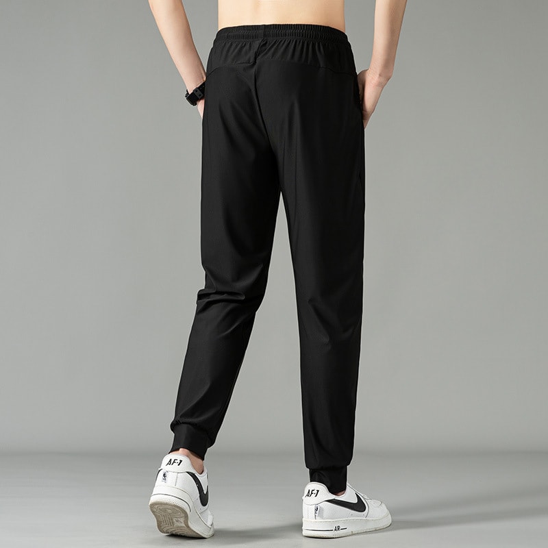 Men's Casual Pants Ice Silk Pants Loose Sports Pants Men's Clothing view 5