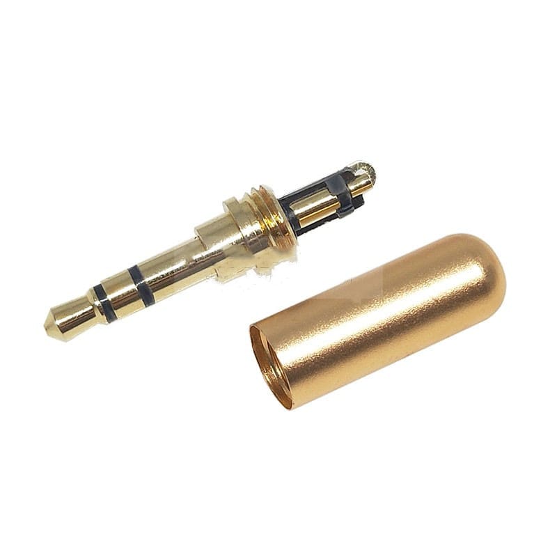 Headphone Stereo Plug Four-Channel Welding Male Head Aux Two-Channel Audio Diy Repair view 2