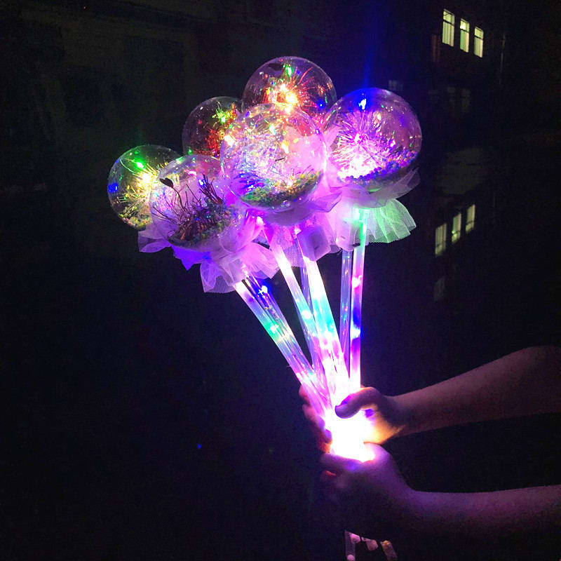 Internet Celebrity Bobo Ball Glowing Hot Style Star Magic New Handheld Bobo Ball Square Toy Night Market Stall view 5