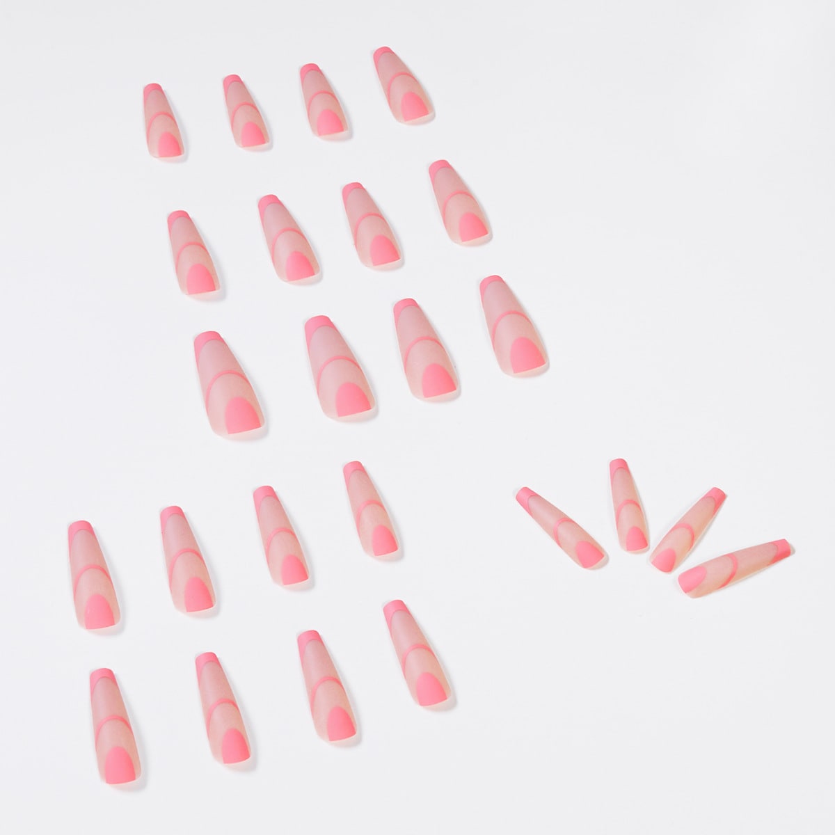 Long Ballet Frosted Pink French Style view 2