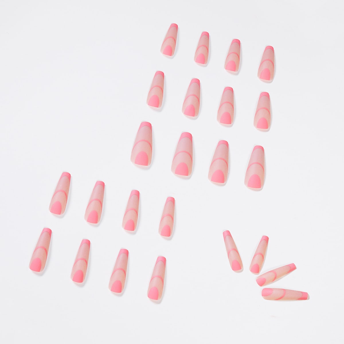 Long Ballet Frosted Pink French Style view 5