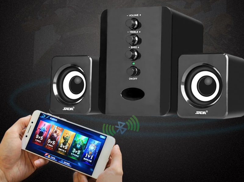 Speakers Computer D-202 Combination Music-Player Subwoofer-Sound-Box Smart-Phones Stereo view 4